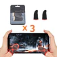 Dedales Gamer Para Celular / Tablet - Fibra De Carbón - PACK X 3 - Miniatura 1
