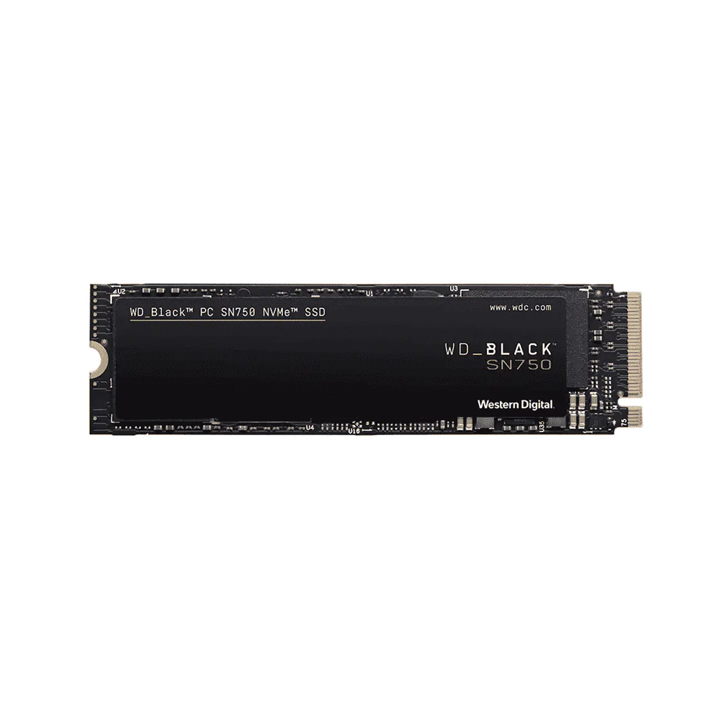 Disco Sólido WD Black SN750 - 500GB (NVME, PCIe Gen3, M.2 2280), WDS500G3X0C 1
