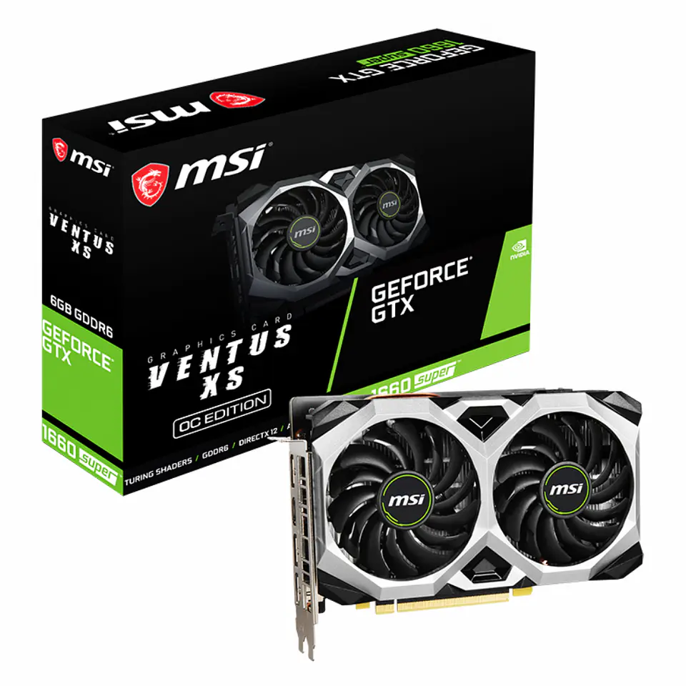 Tarjeta de vídeo gráfica MSI GTX 1660 super Ventus 6GB OC 1