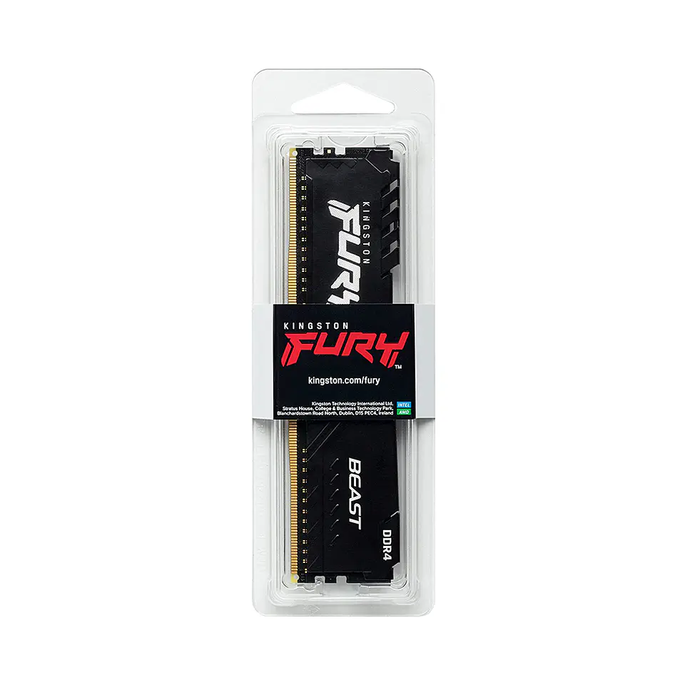 Memoria RAM Kingston Fury Beast de 8GB (DDR4, 3200MHz, CL16, DIMM) 4
