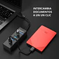 HUB USB 4 Puertos 3.0 (5Gbps, 30cm, Led Indicador) - Negro - Miniatura 3