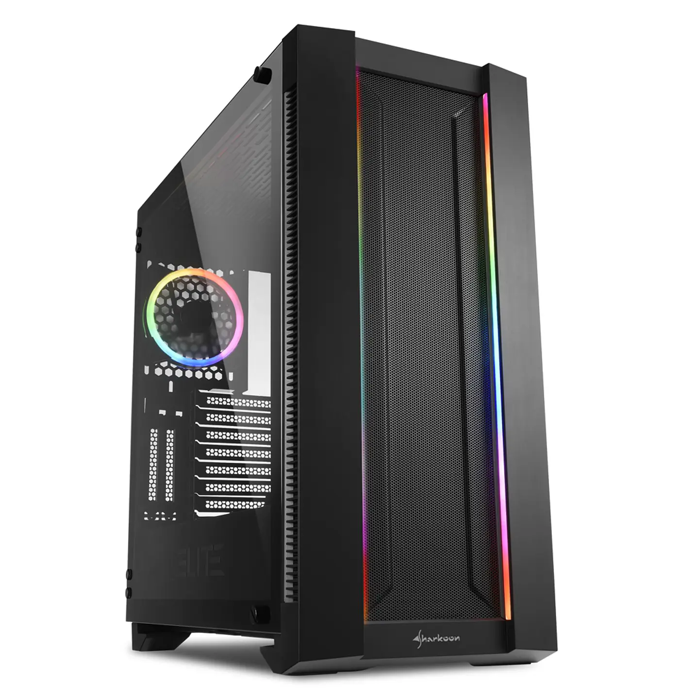 Gabinete Gamer Sharkoon Elite Shark CA200M (Mini-ITX, Micro-ATX, ATX, E-ATX) 1