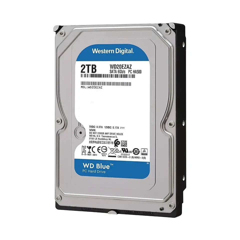 Disco duro Western Digital Blue WD20EZAZ 2tb 5400rpm 256mb SATA3 3