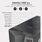 Gabinete Gamer Ruik Atx Vidrio Templado, 4 Cooler Rgb, Usb 3.0 - Miniatura 5