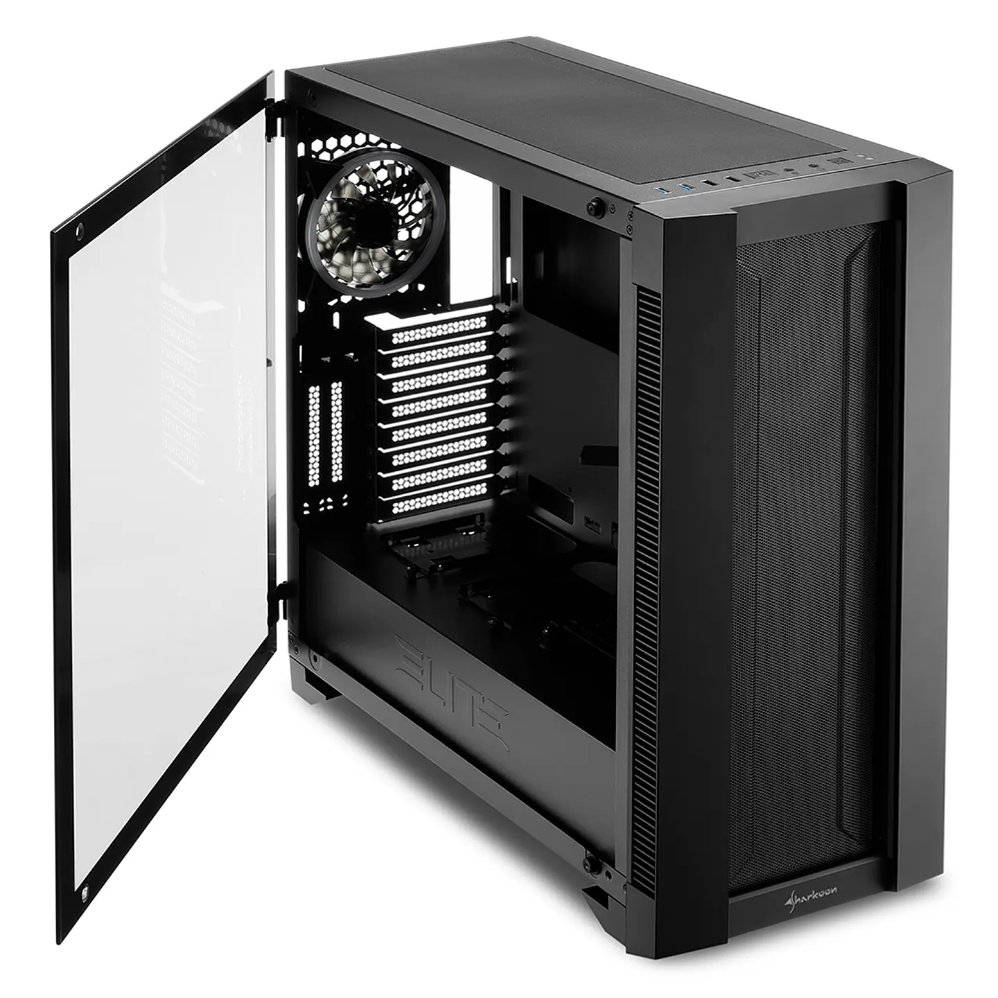Gabinete Gamer Sharkoon Elite Shark CA200M (Mini-ITX, Micro-ATX, ATX, E-ATX) 5