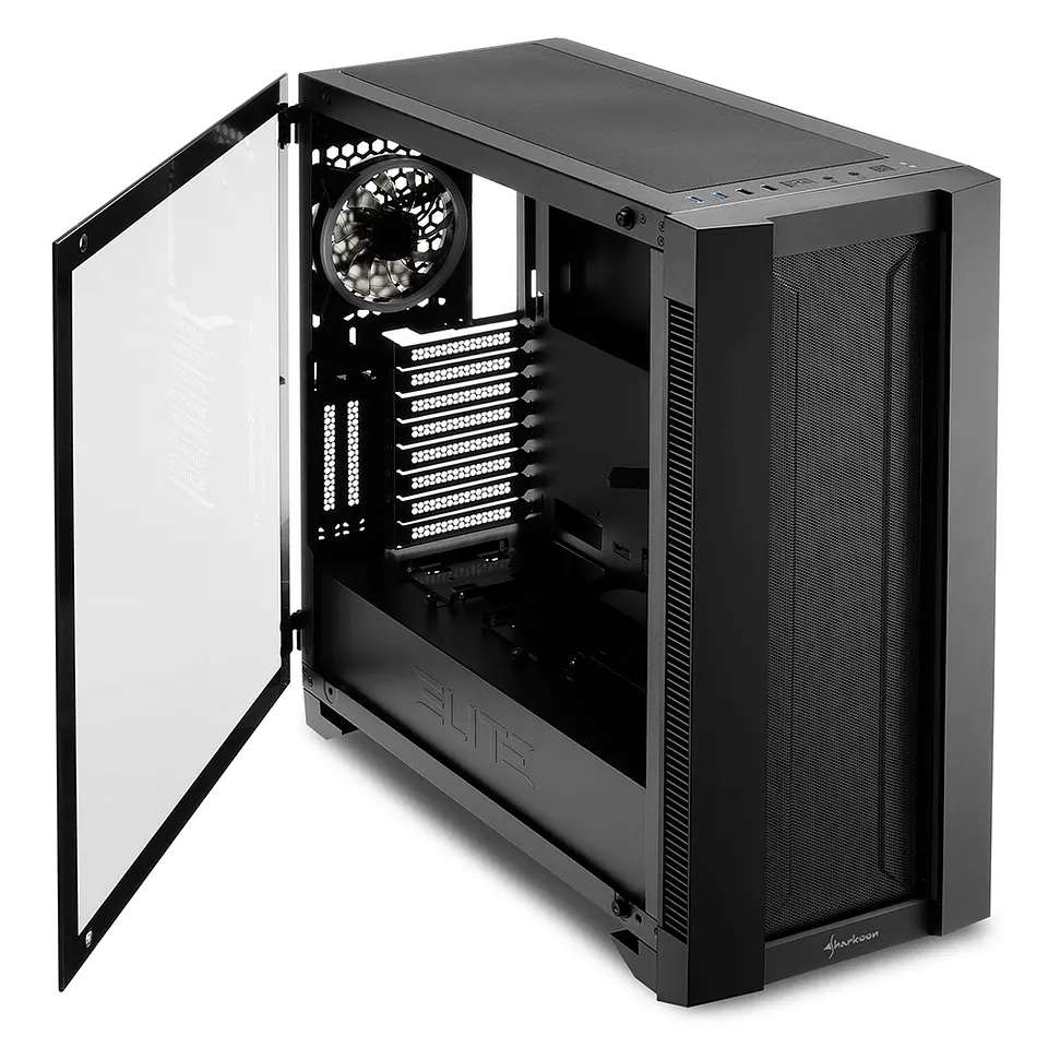 Gabinete Gamer Sharkoon Elite Shark CA200M (Mini-ITX, Micro-ATX, ATX, E-ATX) 5