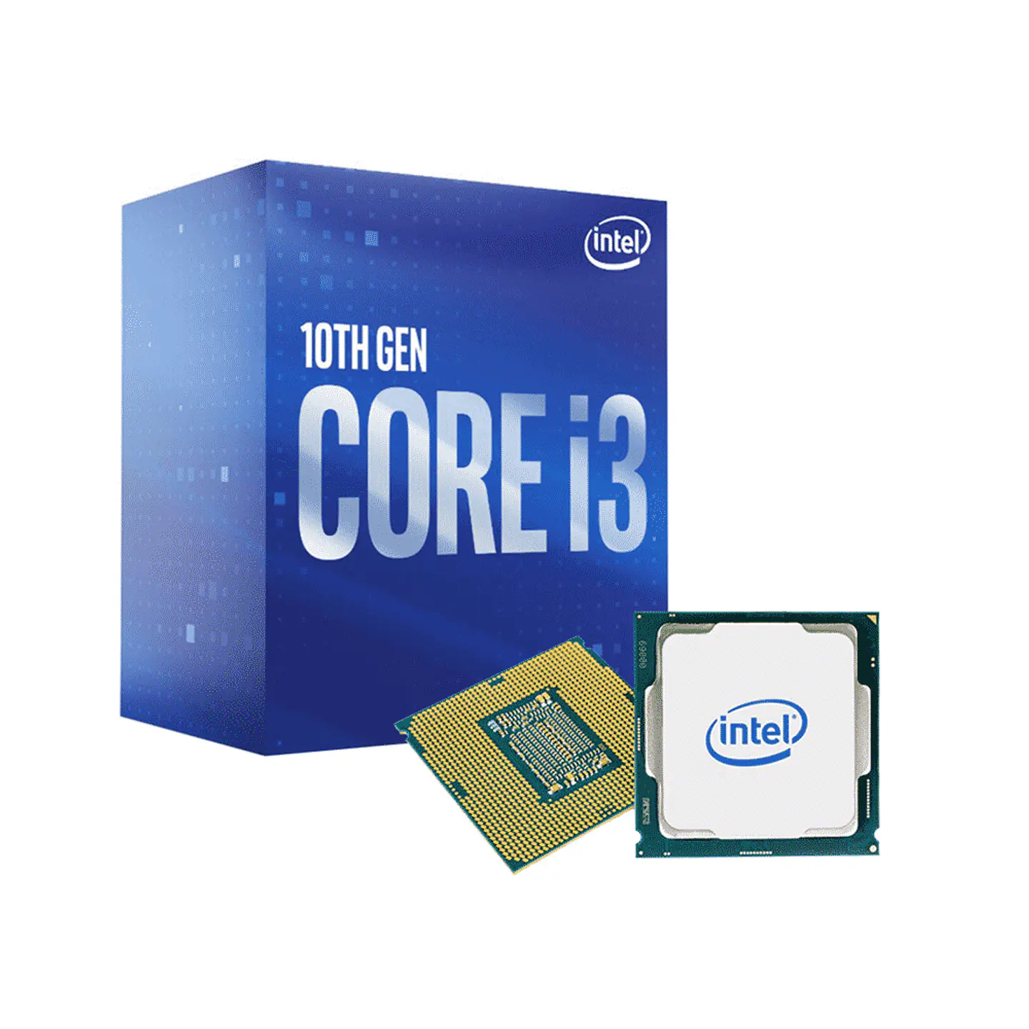 Procesador Intel Core i3-10100F (LGA1200, 4 Cores, 8 Hilos, 3.6/4.3GHz, Sin Vide 1