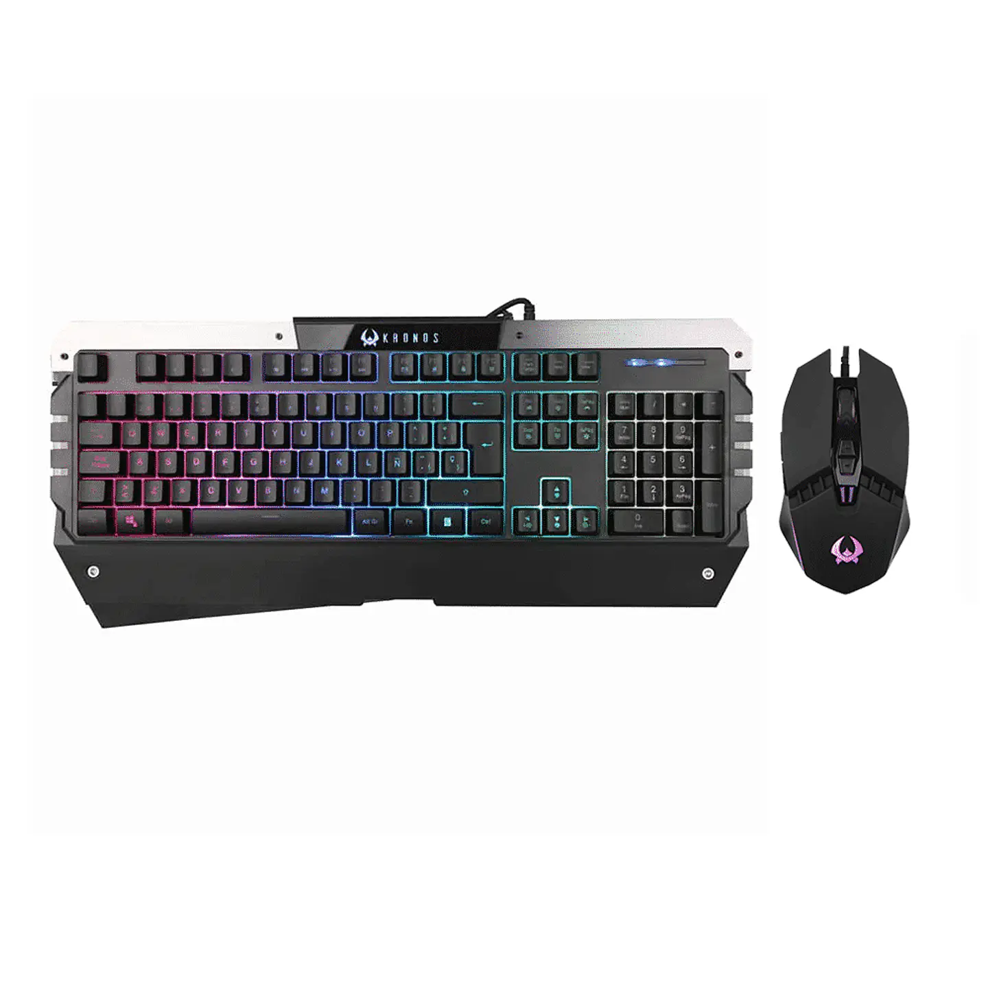 Kit 2 en 1 Kronos Revenge, Teclado RGB + Mouse 4000 DPI 1