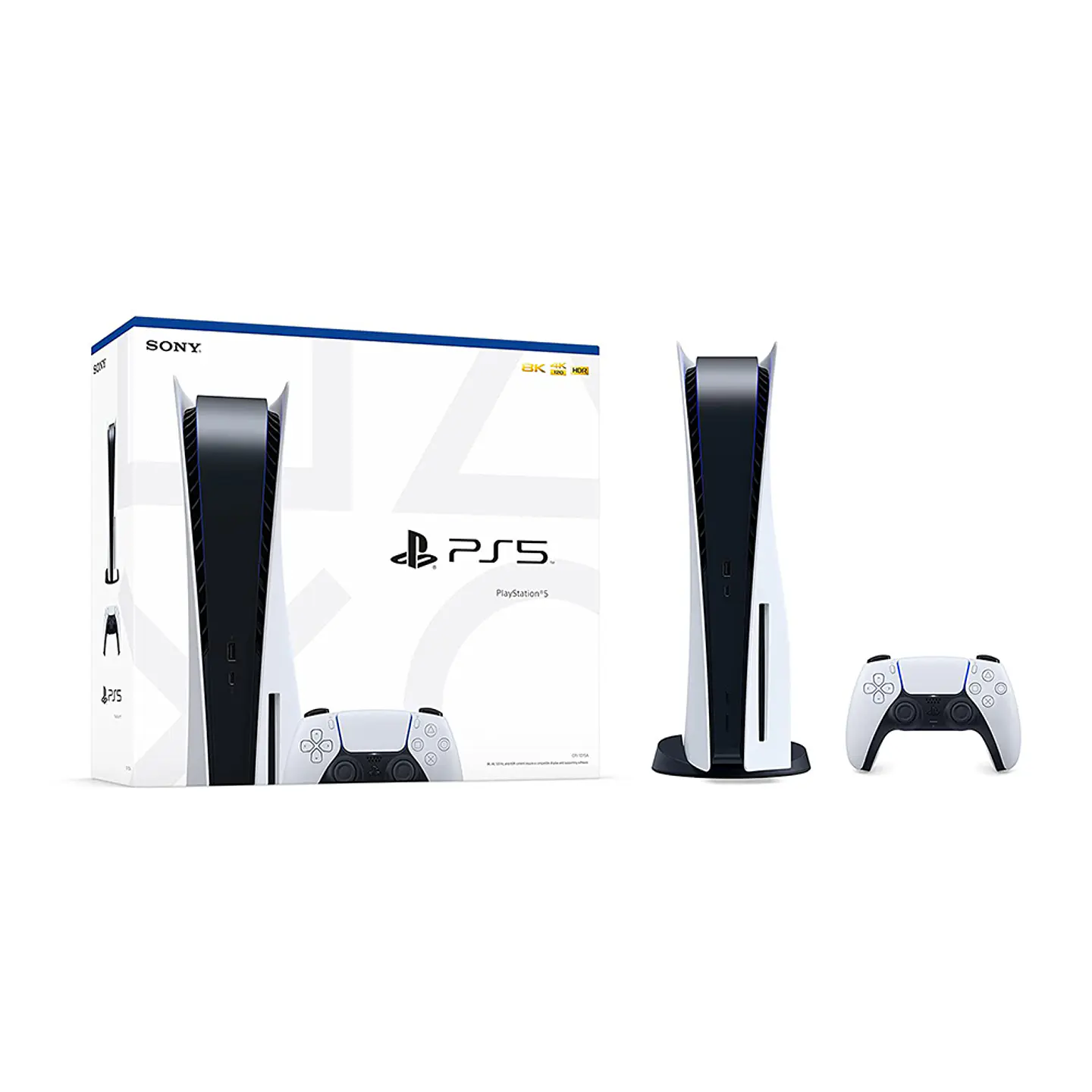 Consola Sony PlayStation PS5 - Disco Versión Internacional (Blu-Ray / Glacier White) 4