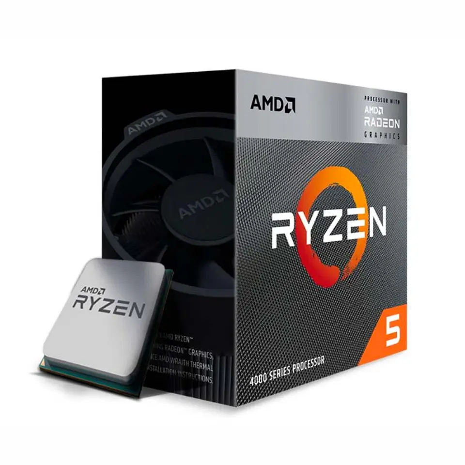 Procesador AMD Ryzen 5 4600G (AM4, 6 Cores, 12 Hilos, 3.7/4.2GHz, 8MB de Caché) 1