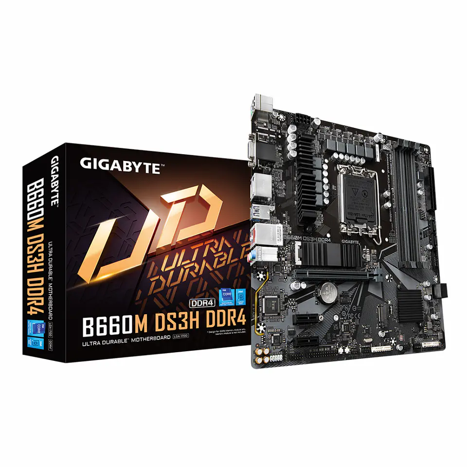 Placa Madre Gigabyte Micro ATX B660M DS3H DDR4 - Intel LGA1700 1