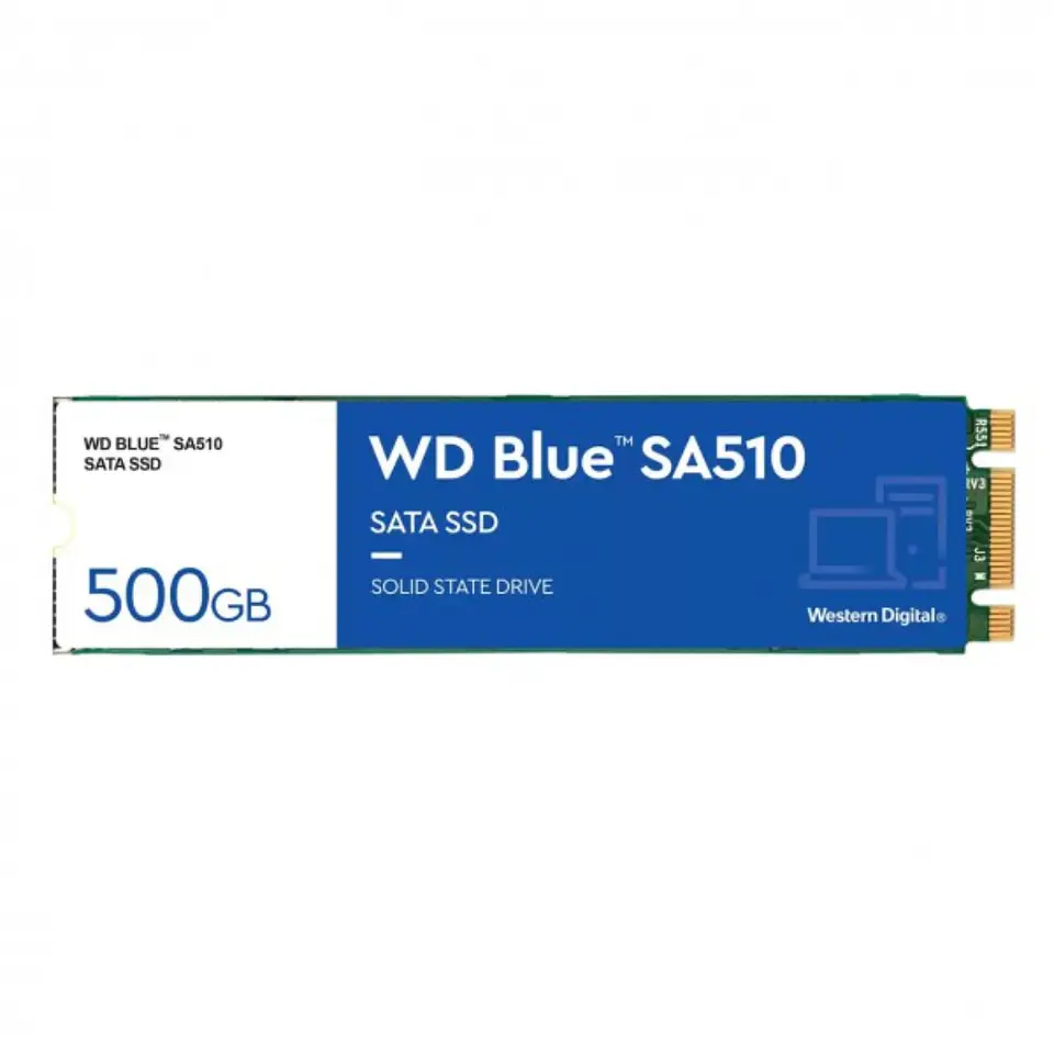 Unidad de Estado Sólido WD Blue SA510, 500GB, M.2 2280 Serial ATA III, L: 560MB/s E: 510MB/s 1