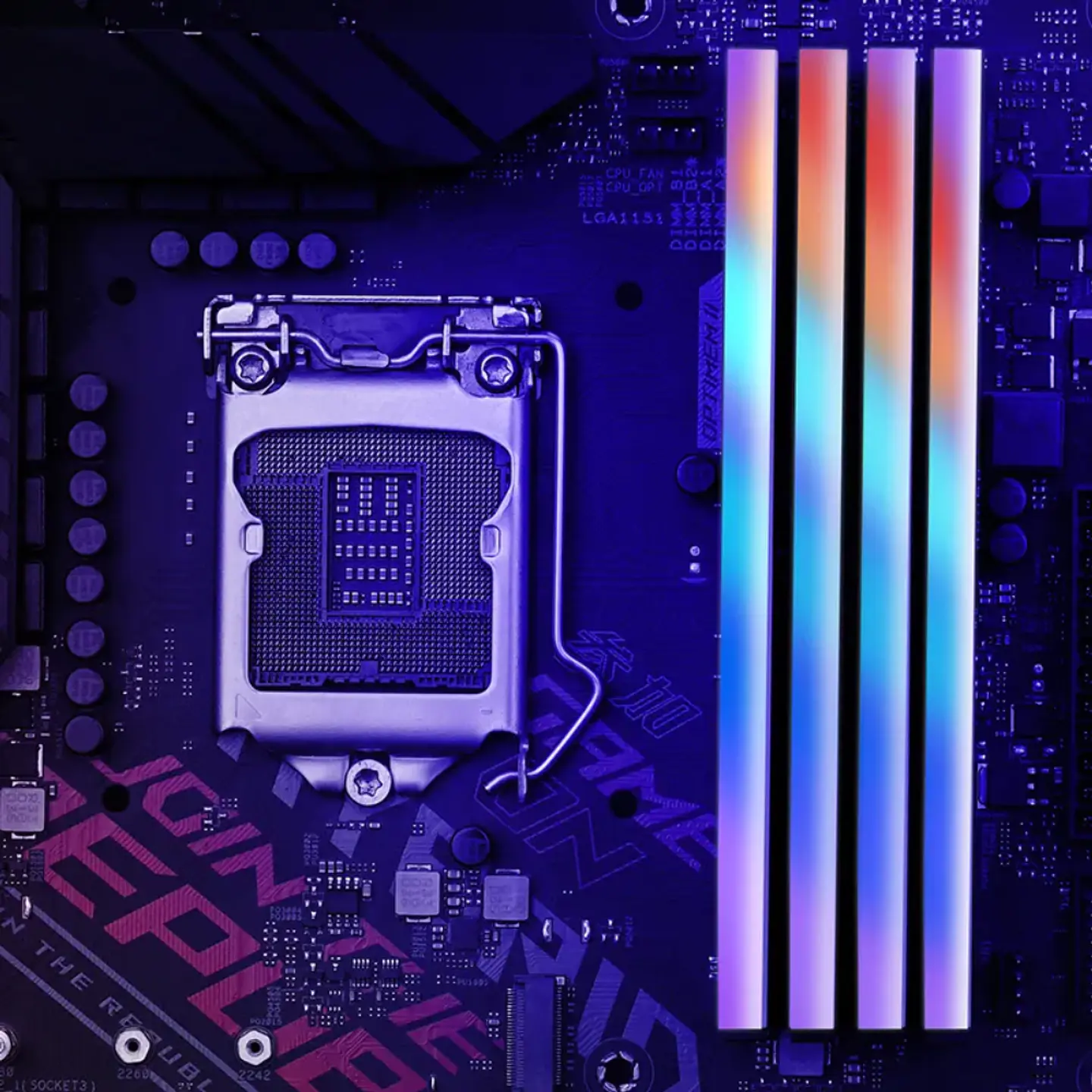 Memoria RAM KingSpec DDR4 8GB 3200mhz RGB para PC 6