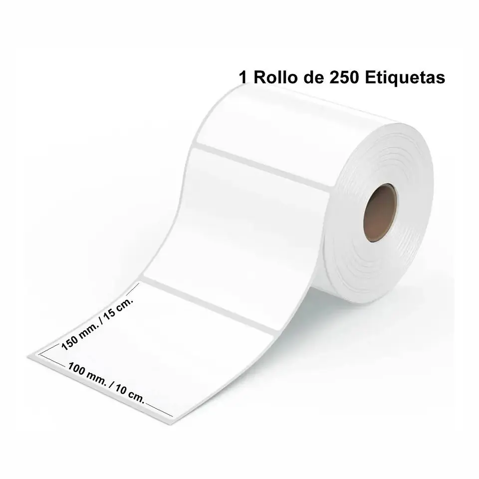 Etiquetas Térmicas Autoadhesivas Premium 100x150 Mm 250 Unidades 2