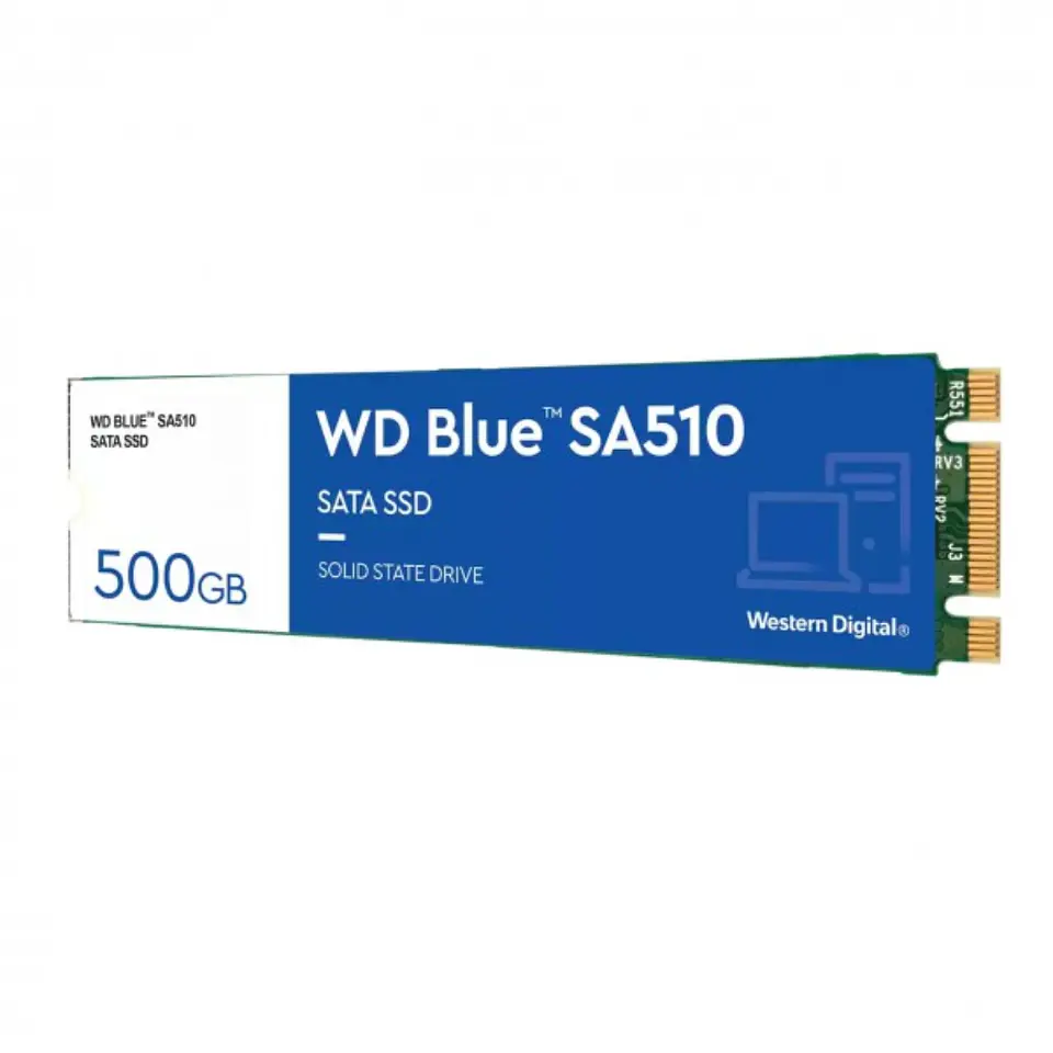 Unidad de Estado Sólido WD Blue SA510, 500GB, M.2 2280 Serial ATA III, L: 560MB/s E: 510MB/s 2