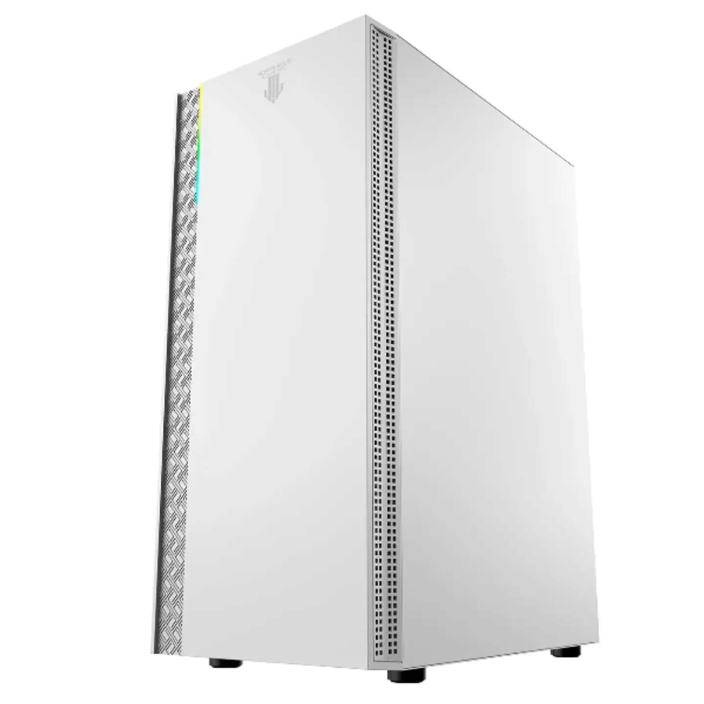 Gabinete Gamer Morpheus White 8010-W, ATX, Vidrio Templado, 4 Cooler Rgb, Usb 3. 2