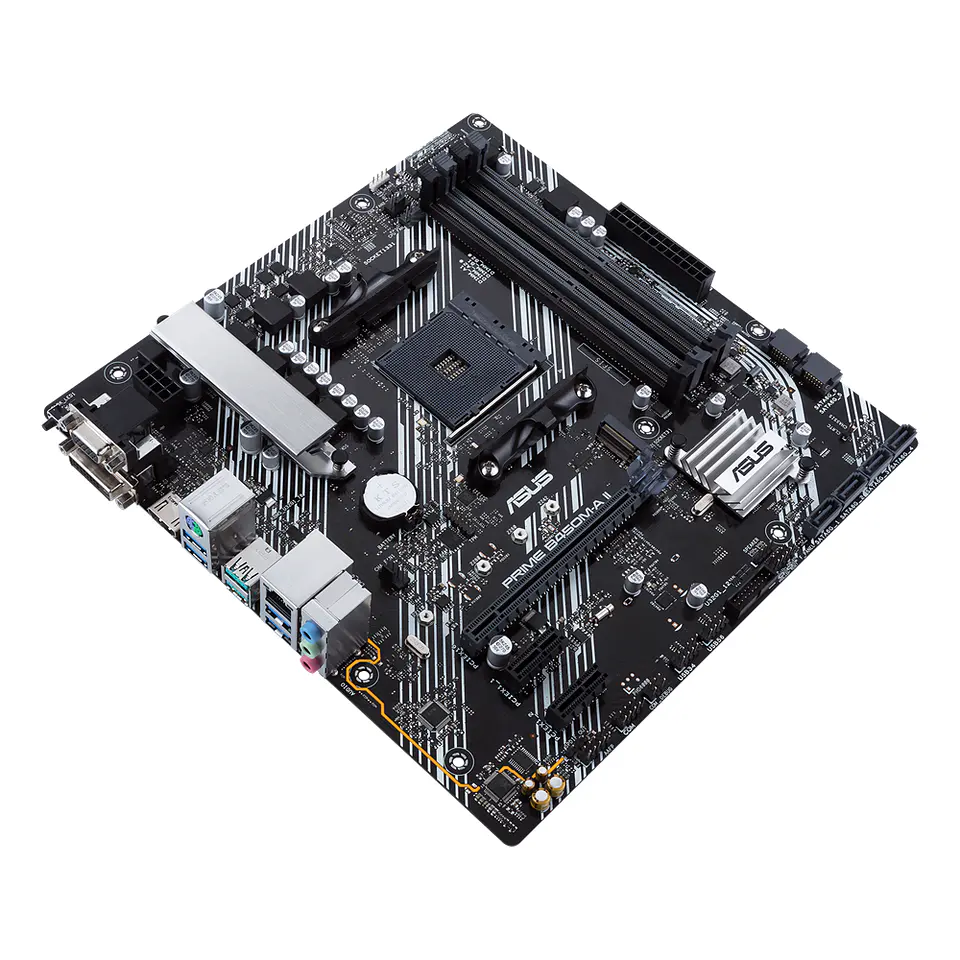 Placa Madre ASUS Prime B450M-A II AM4 AMD B450 SATA 6Gb/s Micro ATX 4