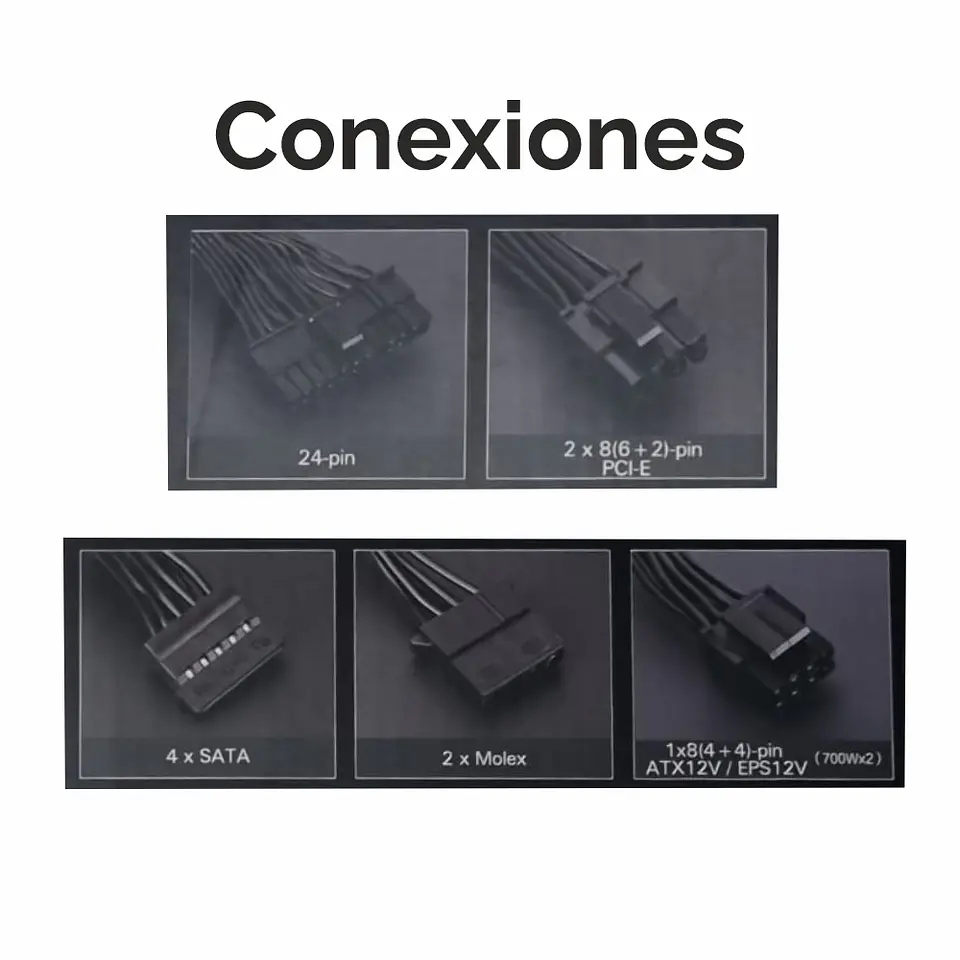 Fuente de poder WJ Coolman 700w plus bronze 6