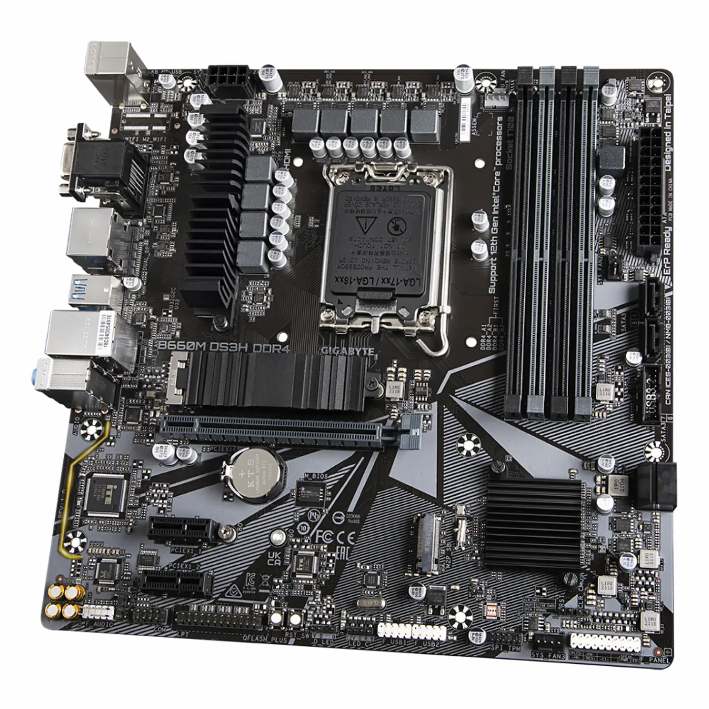 Placa Madre Gigabyte Micro ATX B660M DS3H DDR4 - Intel LGA1700 3
