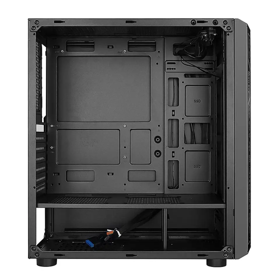 Gabinete Gamer Huntkey GS500R, Atx,Vidrio Templado, 4 Cooler Rgb, Usb 3.0 4