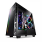 Gabinete Segotep K1 Full Tower Frontal Con Franja Rgb - negro - Miniatura 1