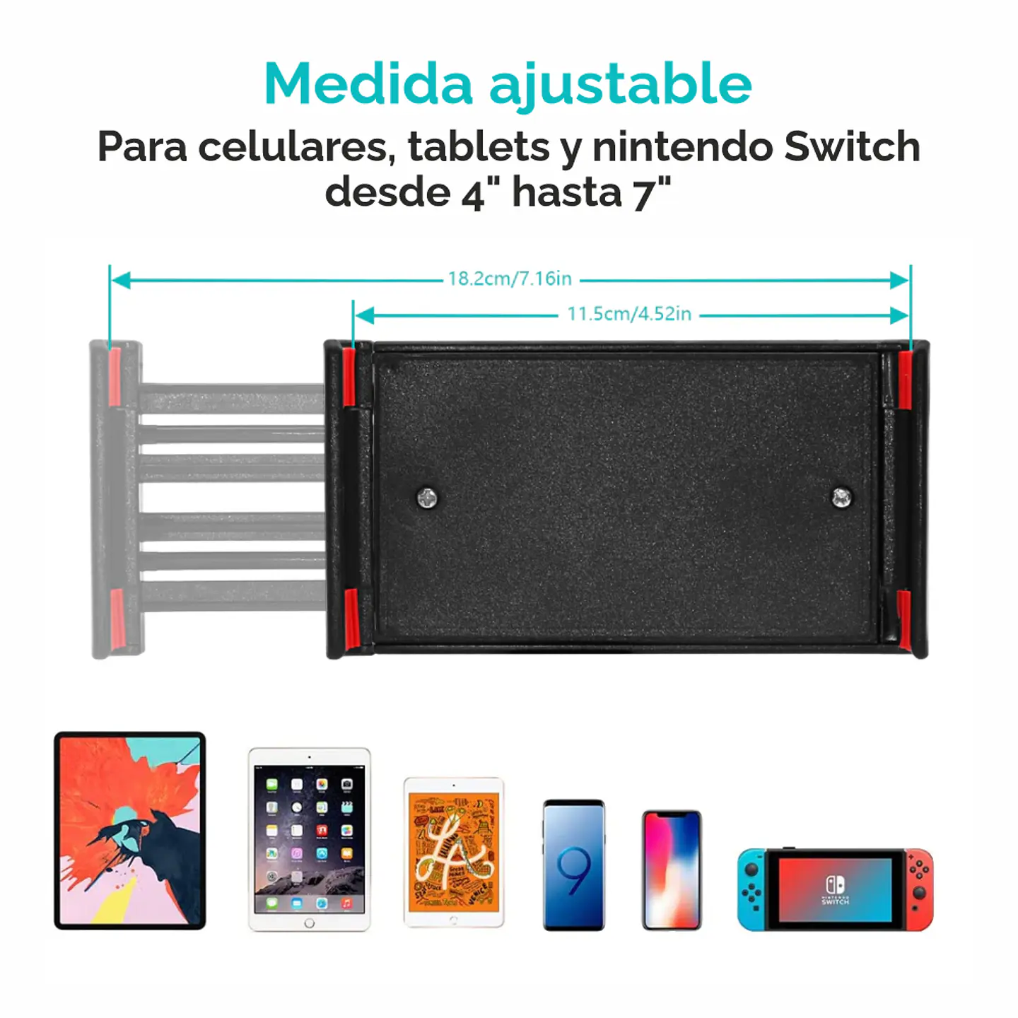 Soporte Base Porta Celular Tablet Escritorio Mesa Giratorio 2