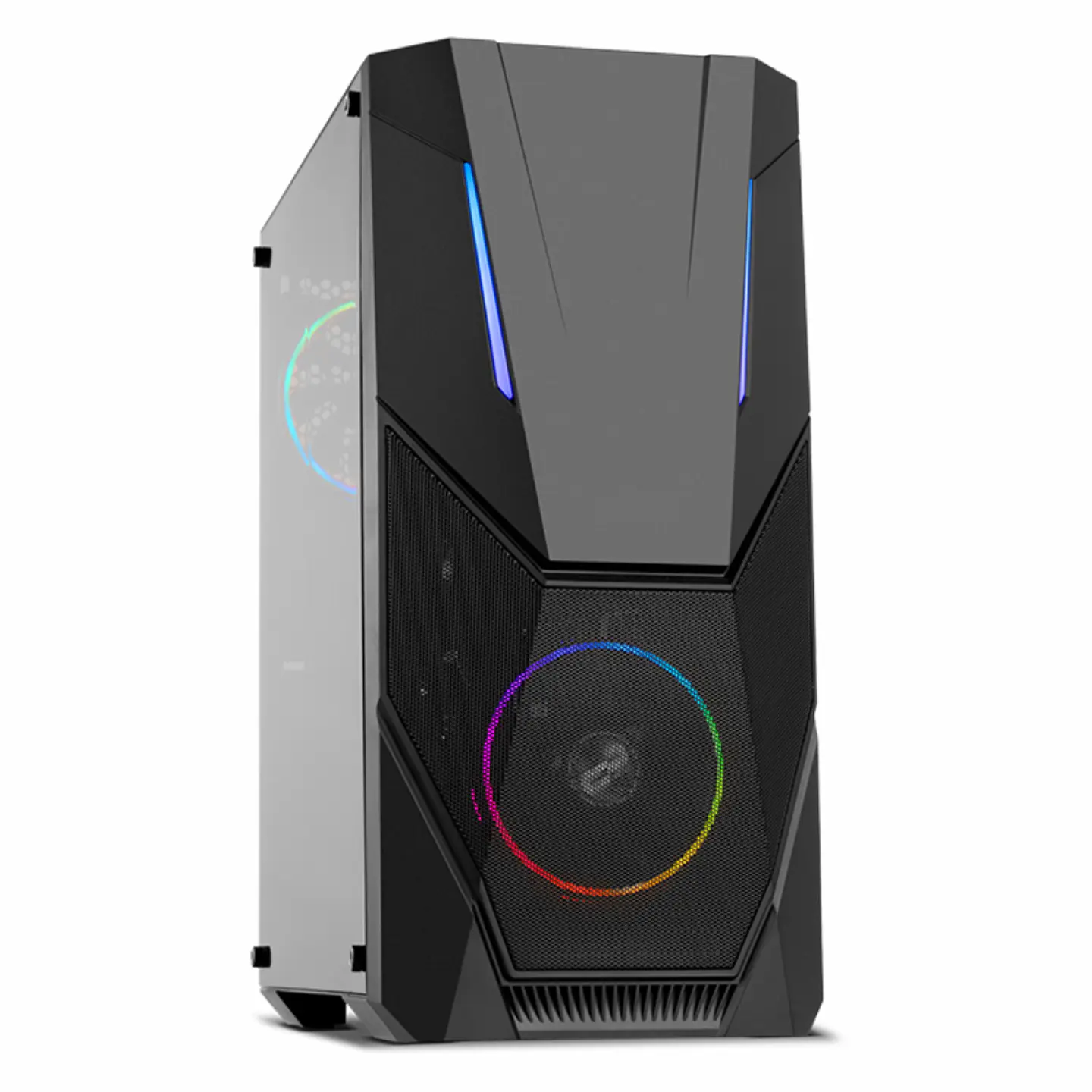 Gabinete Gamer Infinity Delta Pro, Atx, Vidrio Templado, 2 Cooler integrados, US 1