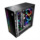 Gabinete Segotep K1 Full Tower Frontal Con Franja Rgb - negro - Miniatura 2