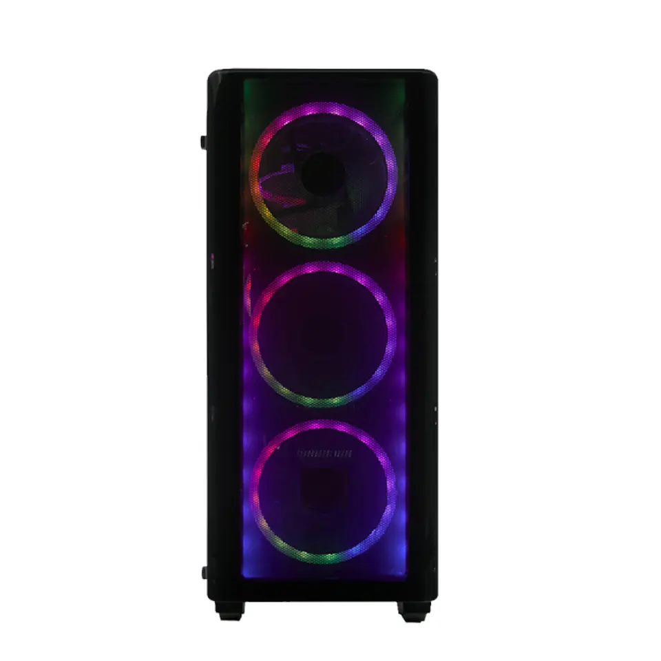 Gabinete Riotoro CR110TGS RGB ATX, Vidrio Templado, Incluye 3 ventiladores 120mm 6