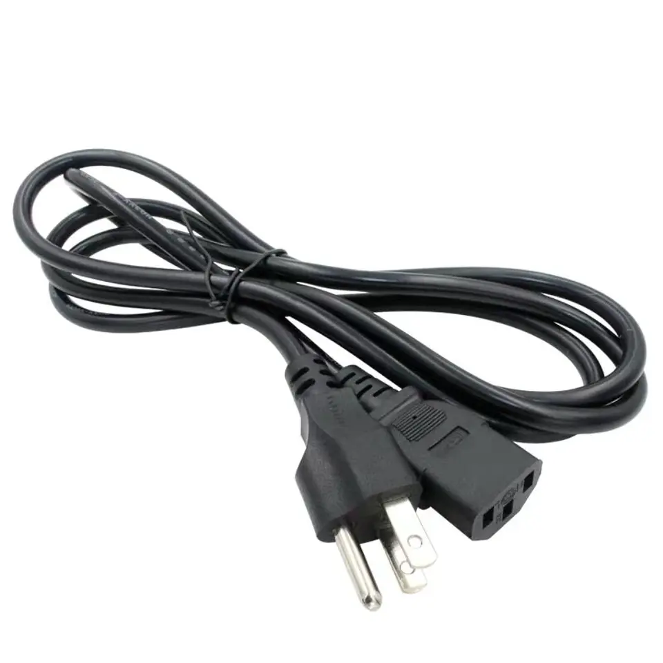 Cable de poder Americano para Fuente De Alimentación 1.5mts, US 4
