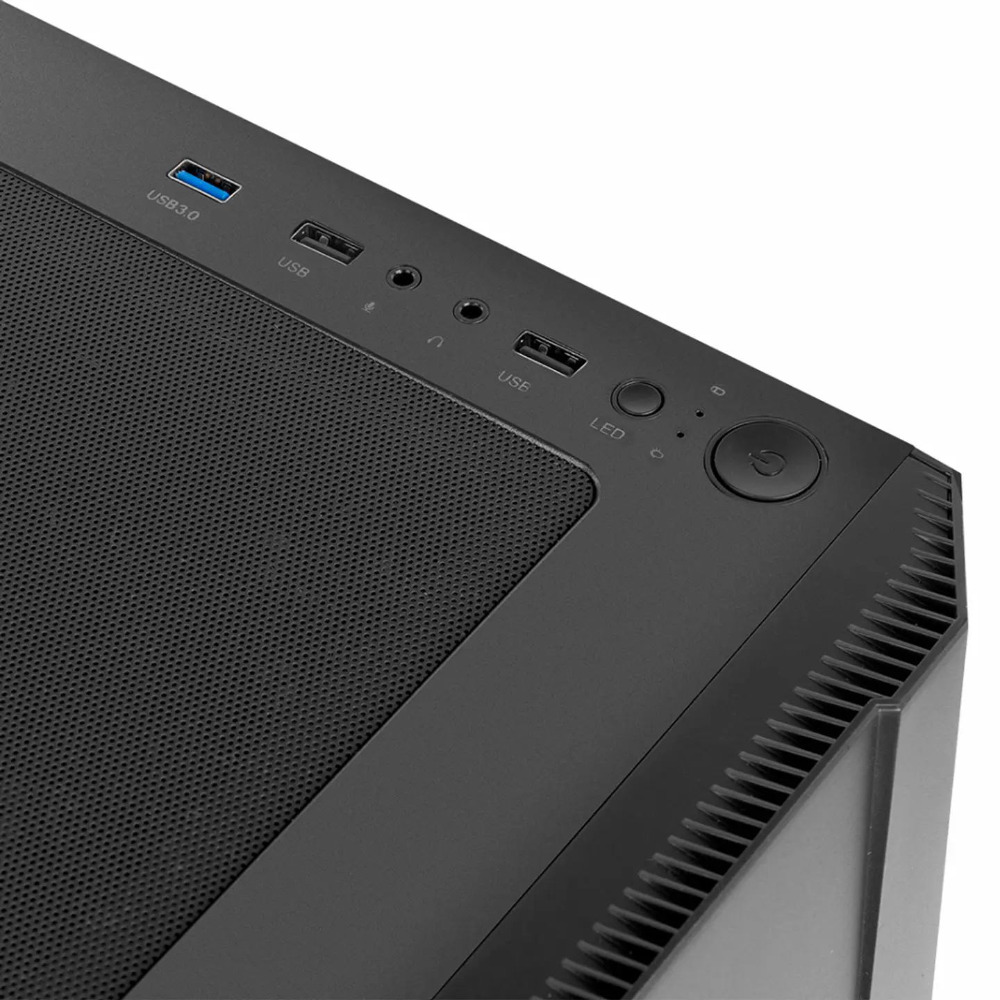 Gabinete Gamer Infinity Delta Pro, Atx, Vidrio Templado, 2 Cooler integrados, US 3