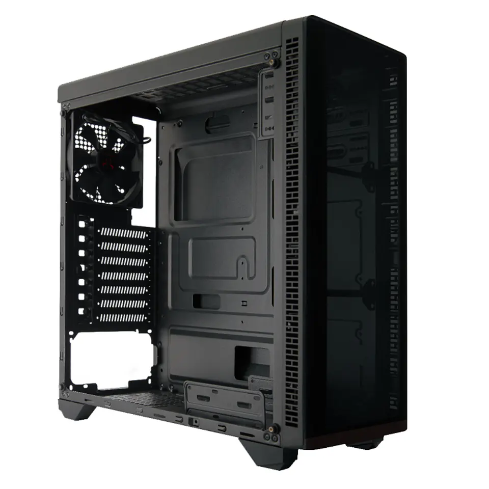 Gabinete Riotoro CR110TGS RGB ATX, Vidrio Templado, Incluye 3 ventiladores 120mm 7