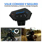 Audifonos Bluetooth Intercomunicador para casco de moto, resistentes al agua - Miniatura 3