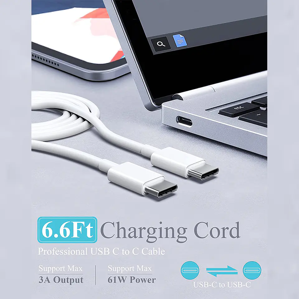 Cargador Para Notebook Tipo Usb-C 87w 5