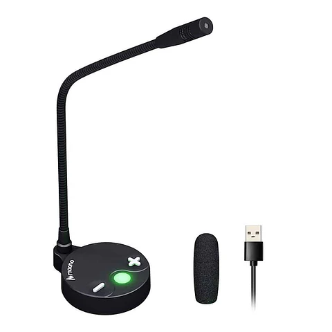 Micrófono de sobremesa MAONO AU-GM10, USB, Flexible