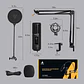 Kit Micrófono condensador AU-PM421, entrada USB (Brazo, Anti-pop, anti-shock) - Miniatura 4