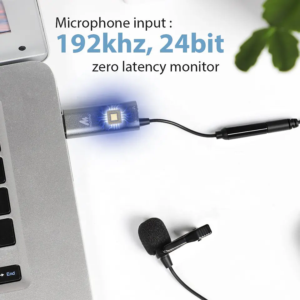 Tarjeta de sonido Maono AU-AD304, entrada USB - Windows/Mac 4