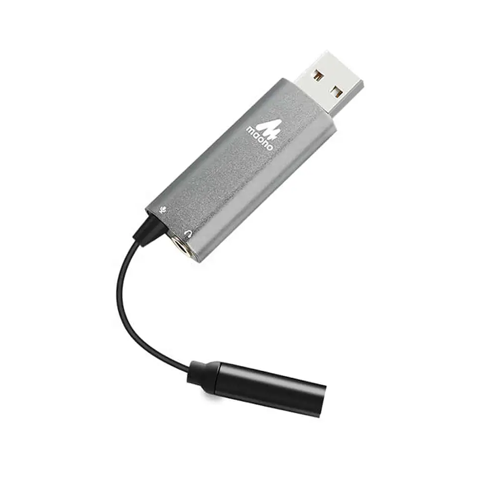 Tarjeta de sonido Maono AU-AD304, entrada USB - Windows/Mac 6