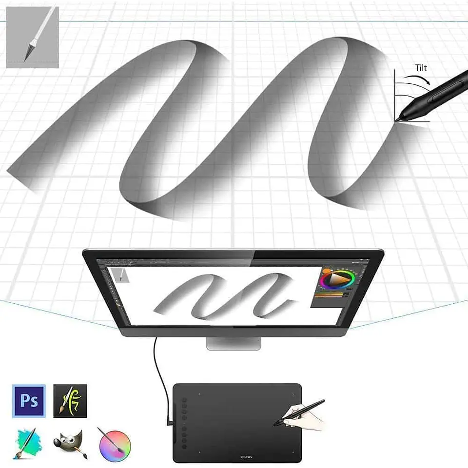 Tableta Grafica Digitalizadora XP-Pen Pro DECO 01 V2 5
