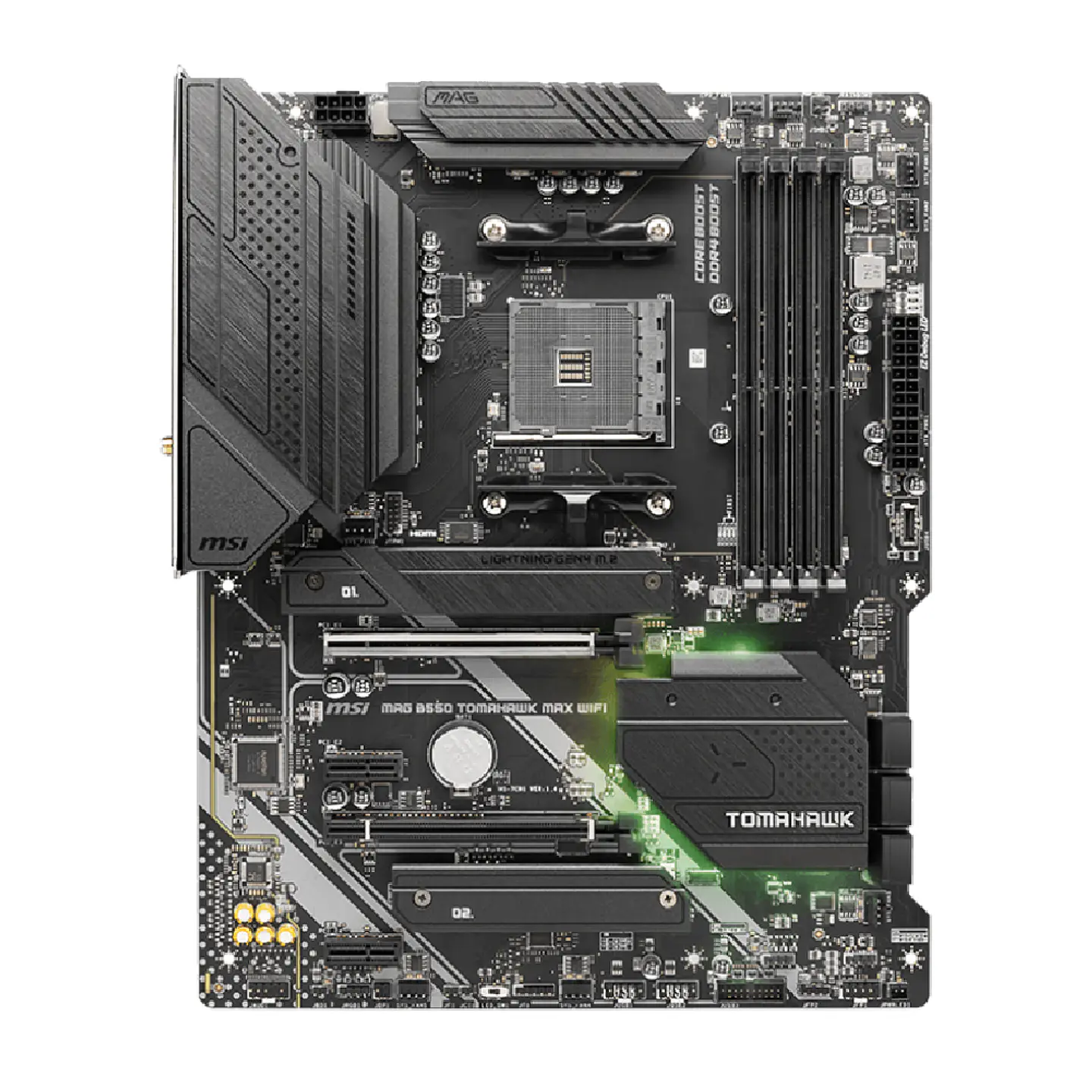 Placa Madre MSI MAG B550 TOMAHAWK MAX WIFI AM4, DDR4, ATX 2