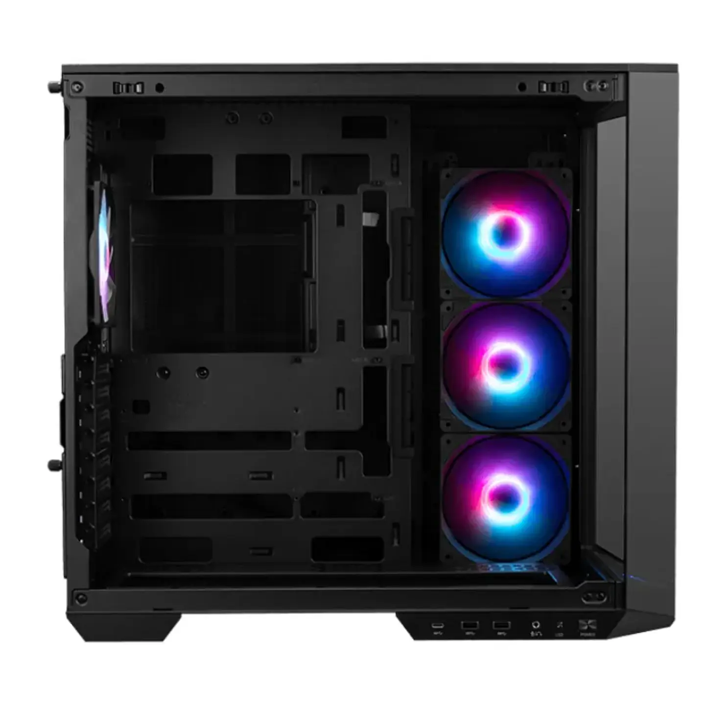 Gabinete Gamer Msi Pano 100R PZ Black, USB 3.2, con 4 fans Argb 2