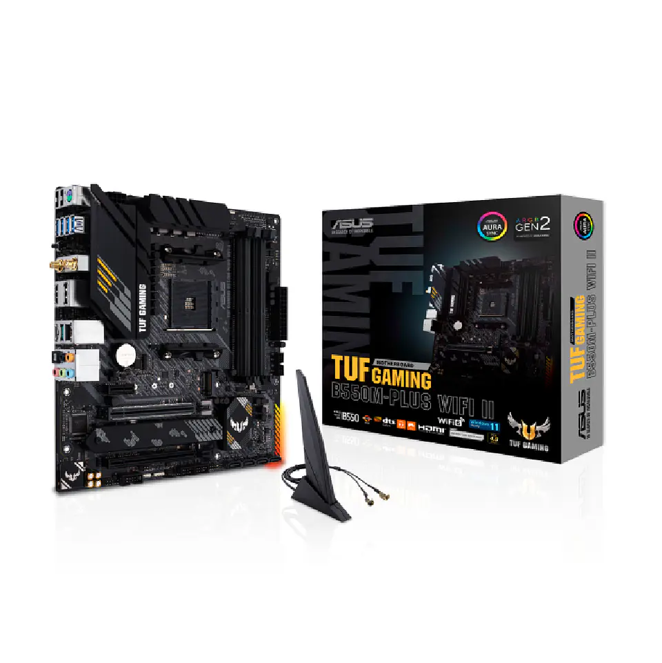 Placa Madre Asus TUF GAMING B550M-PLUS WIFI II AM4 DDR4 mATX 1