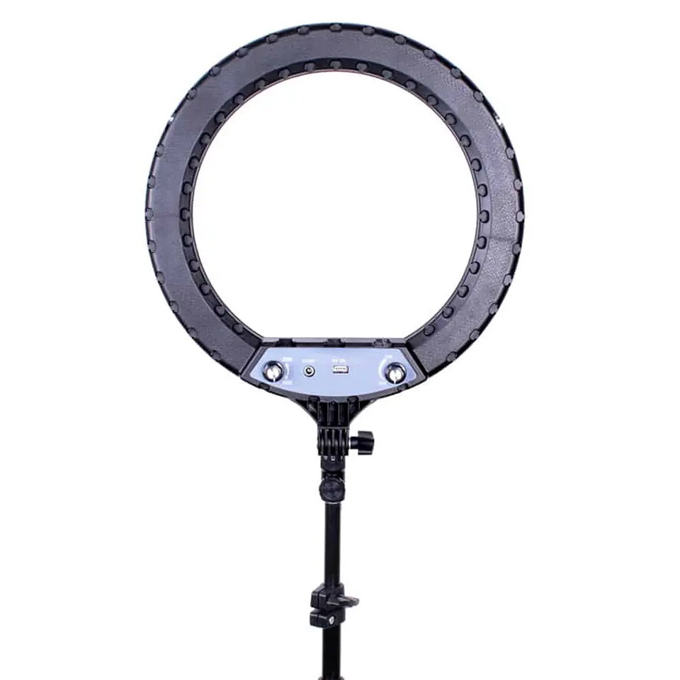 Aro Luz Led Profesional 36cm + Trípode reforzado regulable 1.90cm 8