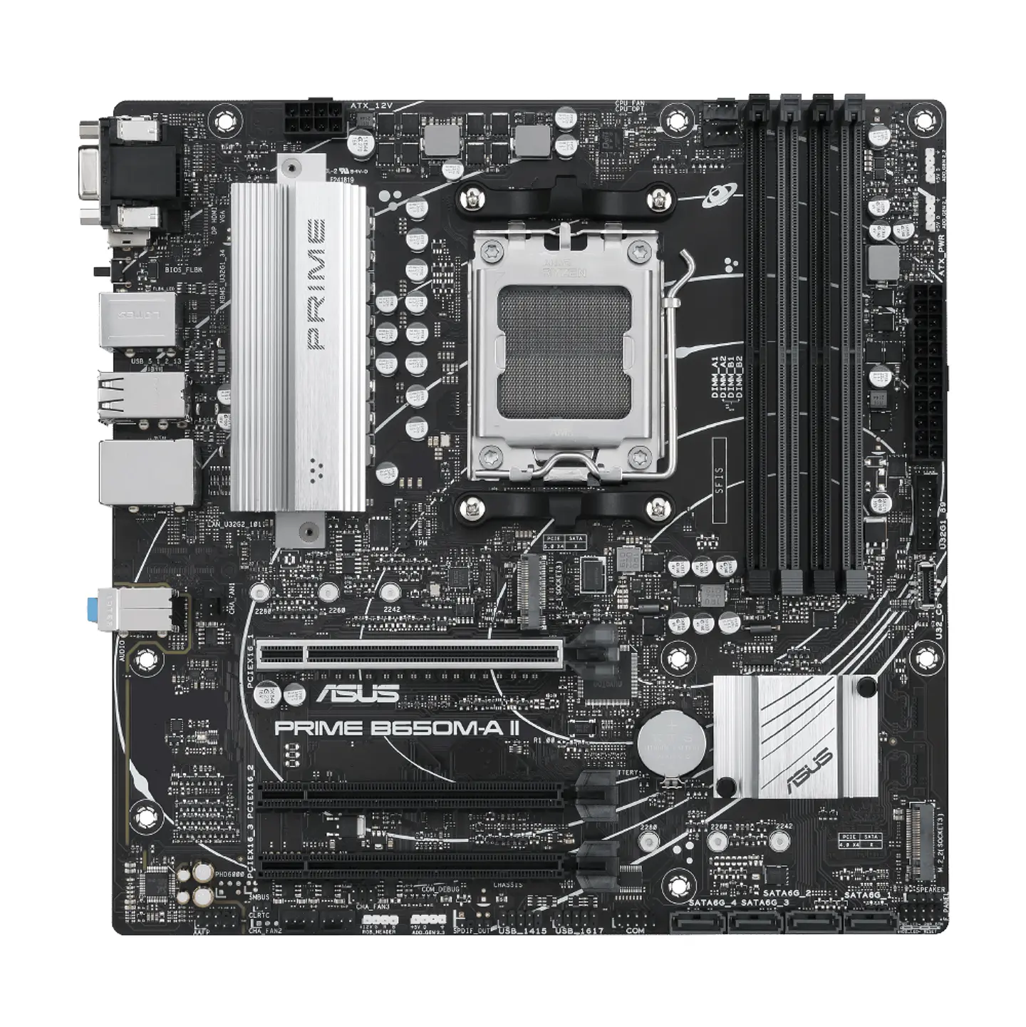 Placa Madre Asus PRIME B650M-A II-CSM AM5 DDR5 mATX 1