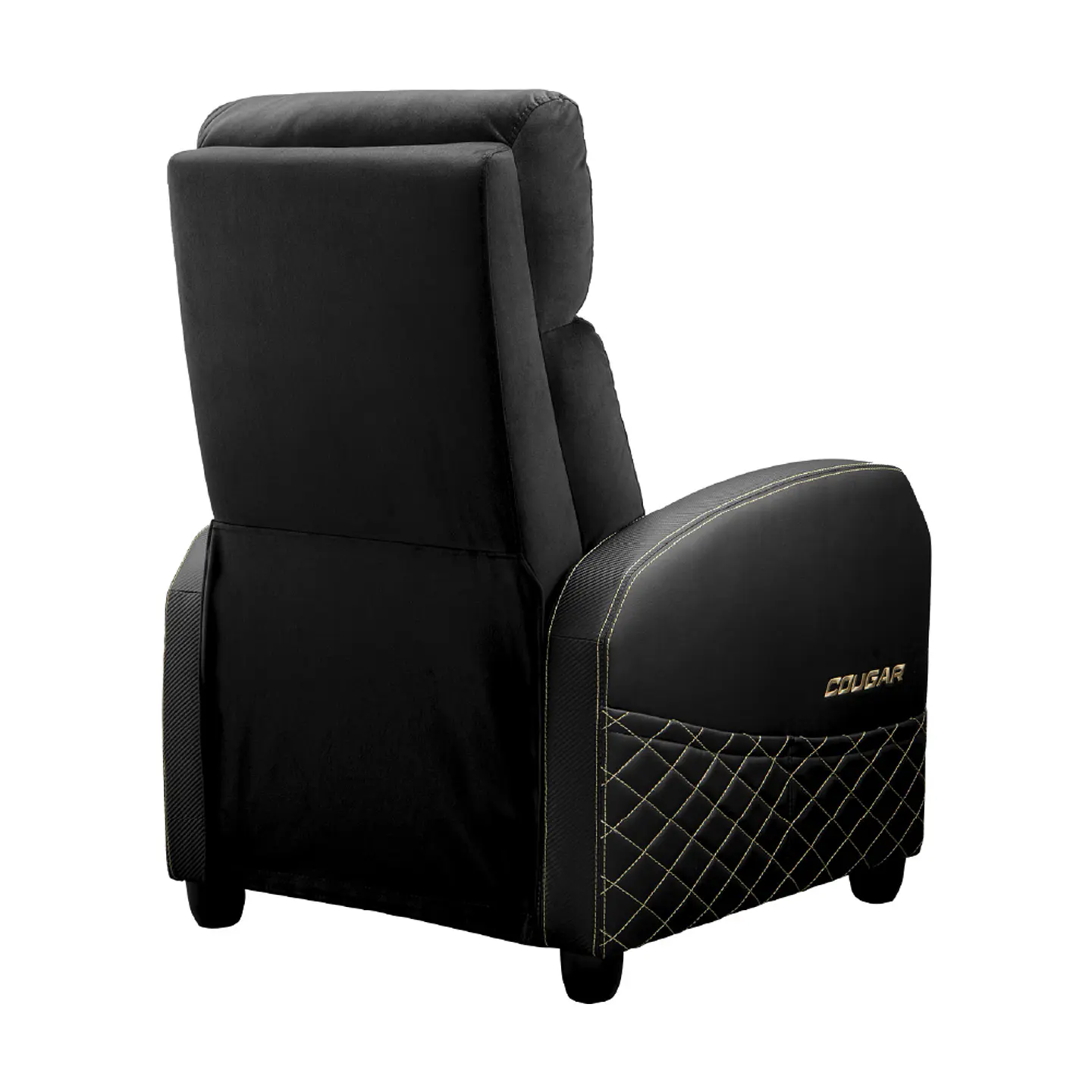 Sillón Gamer Cougar Ranger Elite Gold Terciopelo Reclinable 5