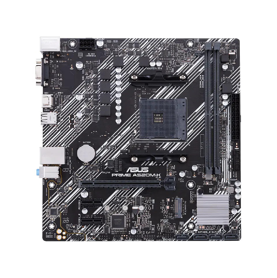 Placa Madre Asus PRIME A520M-K/CSM AM4 DDR4, mATX Dual Chanel 4