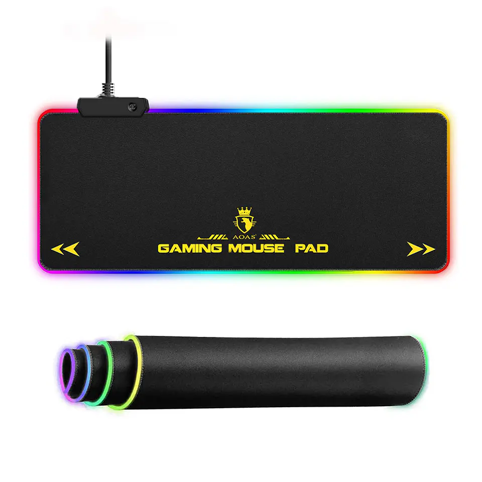 Mouse Pad Gamer AOAS S4000 RGB XL - Antideslizante 1