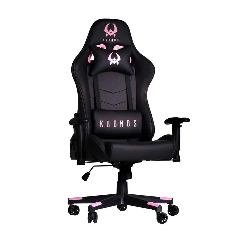 Silla de escritorio Profesional Kronos Hunter Light Gamer - Pink 1