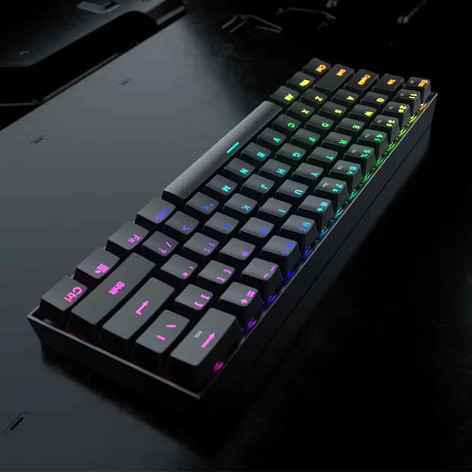 Teclado Mecánico Redragon Draconic K530RGB, Outemu Brown, BT 4
