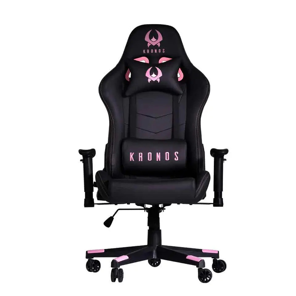 Silla de escritorio Profesional Kronos Hunter Light Gamer - Pink 2